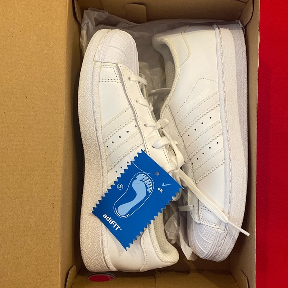 adidas Originals Other - Adidas originals kids size 2 white superstar foundation shoe